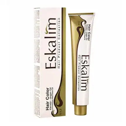 اسکالیم رنگ مو تیوپی دسته دودی و دودی مهتابی – Eskalim Hair Color Ash & Smoky