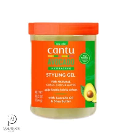 کنتو ژل مو بیرون حمام آووکادو – Cantu Strengthening Styling Avacado Gel