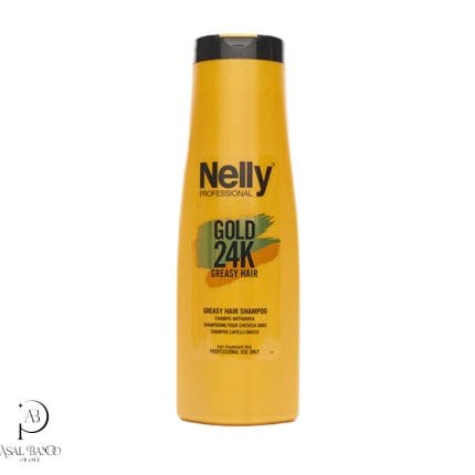 نلی شامپو موهای چرب گلد  – Nelly Professional Gold 24K Greasy Hair Shampoo