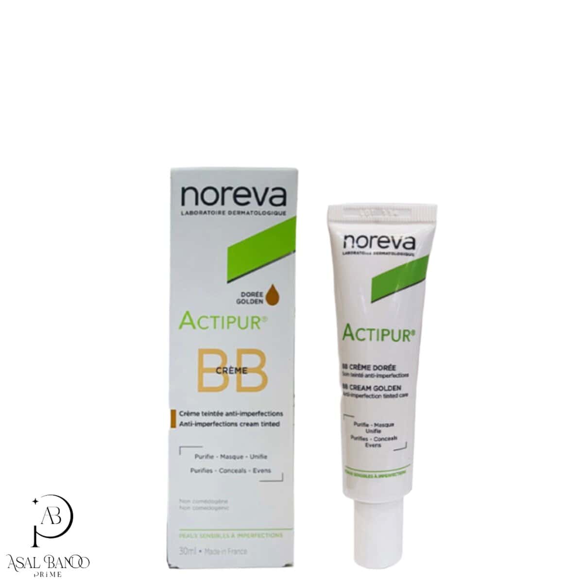 D12EB474-B94D-4674-A8F1-81D297902AA7 نوروا بی بی کرم اکتی پور رنگ گلدن – Noreva Actipur BB Cream Doree Golden - تصویر 1