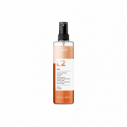 اسپری دوفاز L2 Curls لاکمه مدل L2 Curls ۳۰۰ میلی‌لیتر، نمای بسته‌بندی محصول