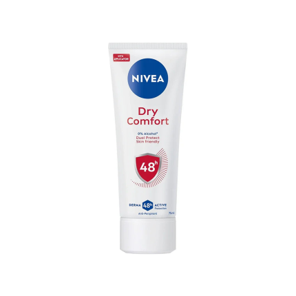 نیوآ کرم دئودرانت مدل Dry Comfort ۷۵ میلی‌لیتر، نمای اصلی محصول