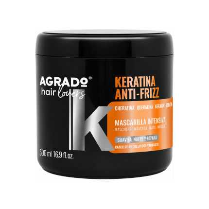 اگرادو ماسک مو Keratin Anti-Frizz ۵۰۰ میلی‌لیتر، نمای اصلی محصول