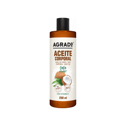 اگرادو روغن بدن Coconut ۲۵۰ میلی‌لیتر، نمای اصلی محصول