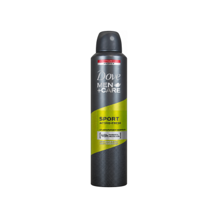 داو اسپری ضدتعریق مردانه Men+Care Sport Active+Fresh ۲۵۰ میلی‌لیتر، نمای اصلی محصول