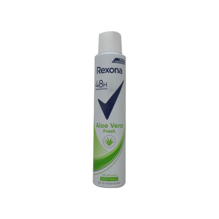 رکسونا اسپری ضد تعریق زنانه مدل Aloe Vera Fresh حجم ۲۰۰ میلی‌لیتر، نمای اصلی محصول
