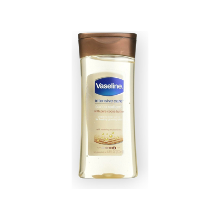 وازلین روغن بدن مدل Intensive Care Cocoa Radiant Body Gel Oil حجم ۲۰۰ میلی‌لیتر، نمای اصلی محصول