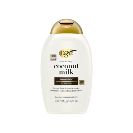 اوجیکس شامپو مو Nourishing Coconut Milk ۳۸۵ میلی‌لیتر، نمای اصلی محصول