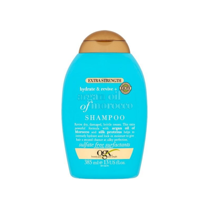 اوجیکس شامپو مو Extra Strength Hydrate & Revive Argan Oil of Morocco ۳۸۵ میلی‌لیتر، نمای اصلی محصول