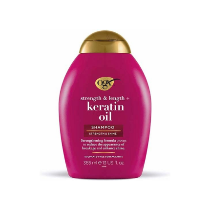 اوجیکس شامپو مو Anti-Breakage Keratin Oil ۳۸۵ میلی‌لیتر، نمای اصلی محصول
