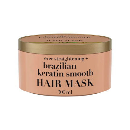 اوجیکس ماسک مو Brazilian Keratin Smooth Hair Mask ۳۰۰ میلی‌لیتر، نمای اصلی محصول