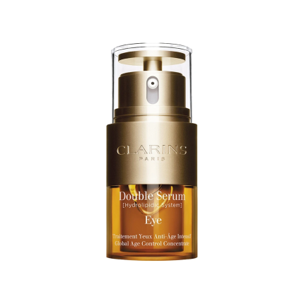 کلارنس سرم دور چشم مدل Double Serum Eye Global Age Control Concentrate ۲۰ میلی‌لیتر