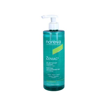 نوروا ژل شست‌وشوی صورت مدل Zeniac Purifying Cleansing Gel ۴۰۰ میلی‌لیتر